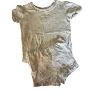 Wildling white and tan pajamas size 9/10